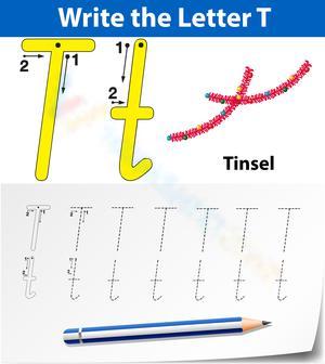 Perfecting in Writing Letter T