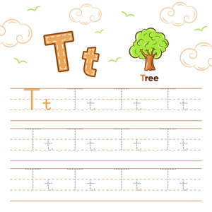 TT is for Tree: Letter T Worksheet
