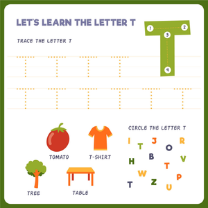 Learning The Letter T