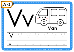 Letter V Tracing Worksheet | Essential Grade K Ready