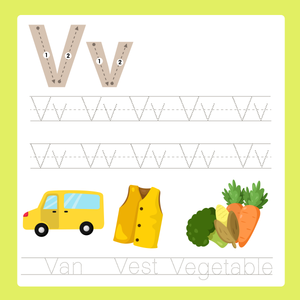 Learn the Letter V Worksheet