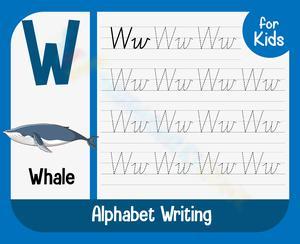 Tracing Cursive W Worksheet