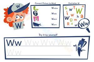 Find, Trace, and Write Letter W