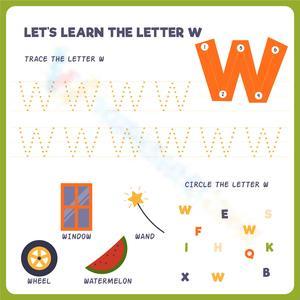 Learn the Letter W Worksheet