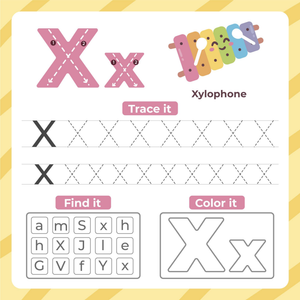Printable Letter X Worksheet | Kindergarten Ready