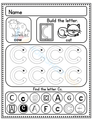 Handwriting: Letter C Practice
