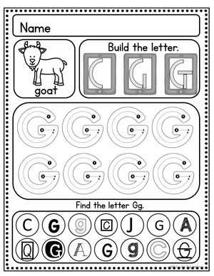 Handwriting Without Tears: Letter G