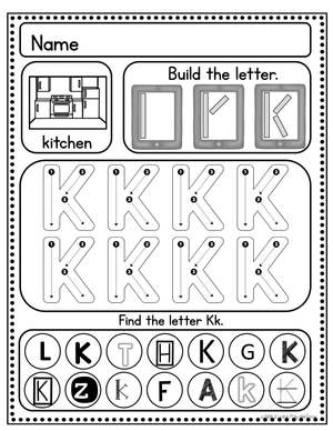 Handwriting Practice: Mastering Letter K