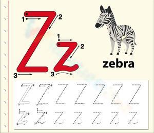 Free Letter Z Tracing 