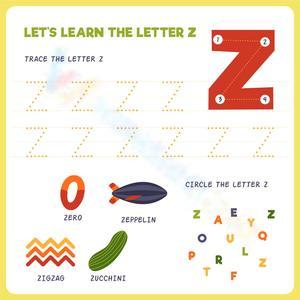 Let's learn the letter Z