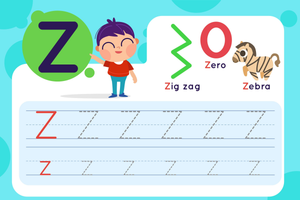 Printable Letter Z Tracing Worksheet | Grade K