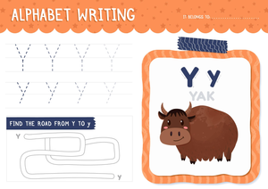 Alphabet Writing Letter Y for Kids 
