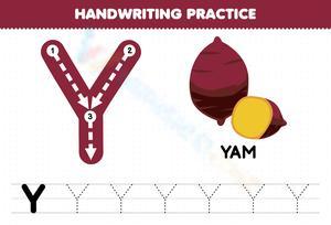 Handwriting Practice: Mastering the Letter Y