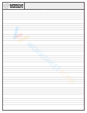 Blank Paper for Writing Practice: Improve Skills