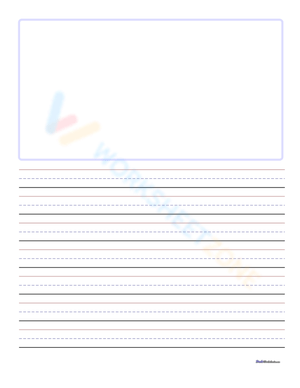 Handwriting Paper: Blank Practice Sheets for Kids