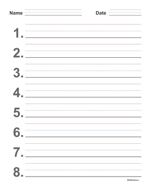 Handwriting Practice: Improve Skills with Blank Paper