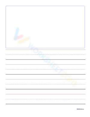 Blank Handwriting Practice Worksheet