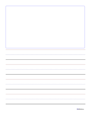Blank Handwriting Practice Worksheet