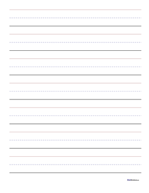 Handwriting Practice: Blank Sheets for Skill Improvement