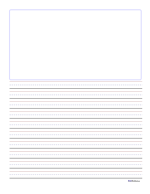 Handwriting Template: Blank Practice Sheets for Kids