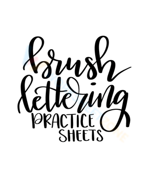 Uppercase Calligraphy Alphabet Practice Sheet