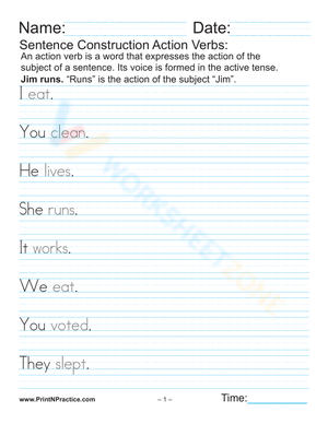 Identifying and Using Action Verbs