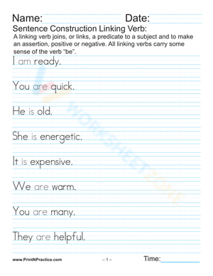Understanding Linking Verbs in Sentences