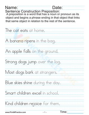 Mastering Prepositions: A Comprehensive Guide