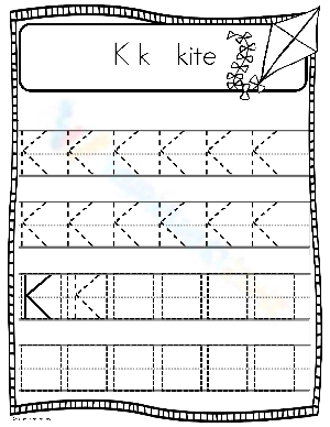Master the Letter K: Alphabet Learning Worksheet