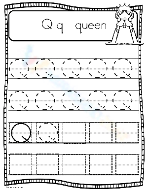 Explore the Letter Q: Alphabet Worksheet for Children