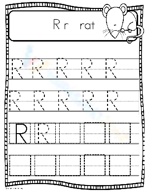 Master the Letter R: An Alphabet Worksheet