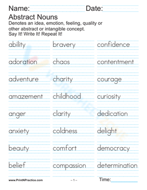Handwriting Practice for Daily Use