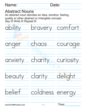 Daily Sheets for Handwriting Practice
