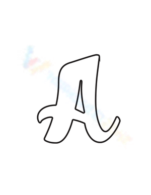 Practice Handwriting: Mastering Letter A