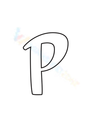 Letter P: Handwriting Practice