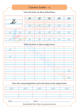 Learn the Letter E: Engaging Alphabet Worksheet