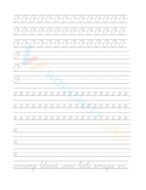 Practice Writing Letter O Worksheet