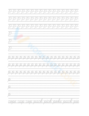 Practice Writing Letter P