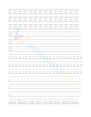 Practice Writing Letter R
