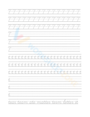Practice Writing Letter T Worksheet