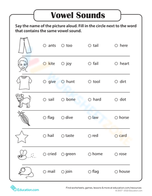 Practice Short Vowels