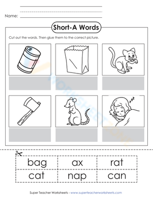 Short A Words Practice