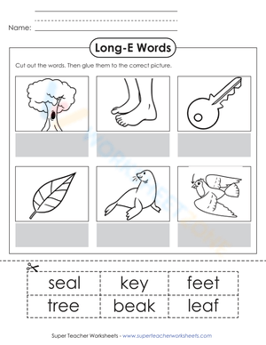 Practice Long E Words