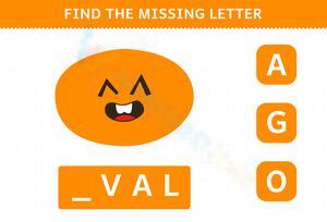 Fun Word Puzzle – Find the Missing Letter in OVAL