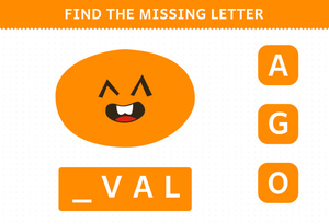 Fun Word Puzzle – Find the Missing Letter in OVAL