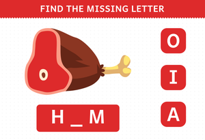 Find the Missing Letter – Fun Spelling