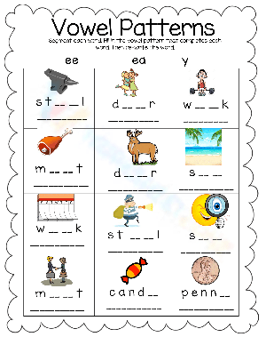 Practice Phonics with Vowel Teams Worksheet