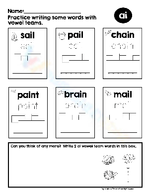 Learn and Apply Vowel Teams Skills
