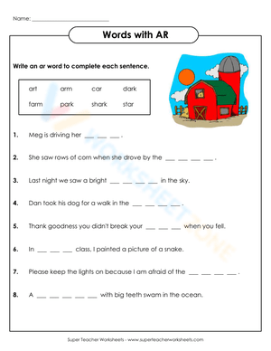 Practice Words with AR