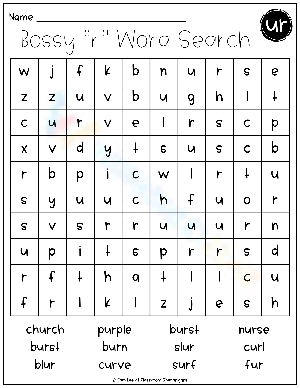 Find Bossy R Words